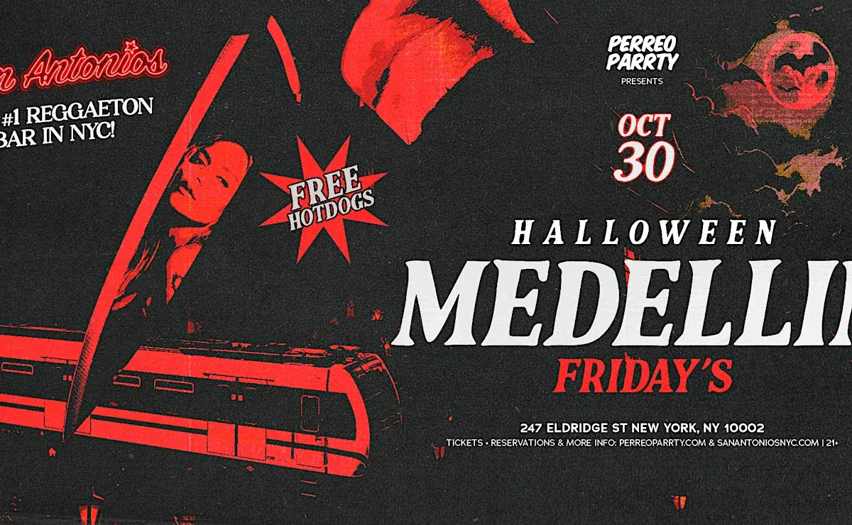 Medellin Fridays Halloween Parrty at San Antonios Reggaeton Bar