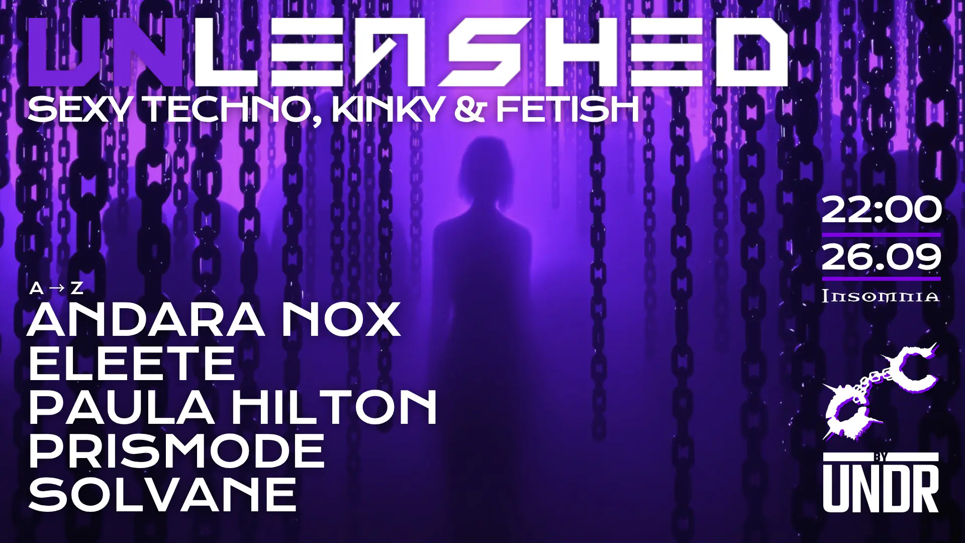 UNLEASHED by UNDR - Kinky Techno Party