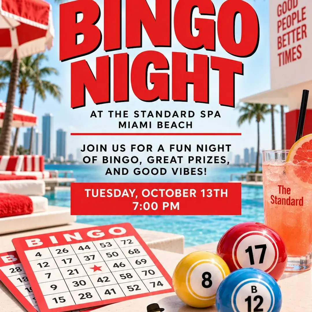 Bingoabend @ The Standard Spa Miami Beach