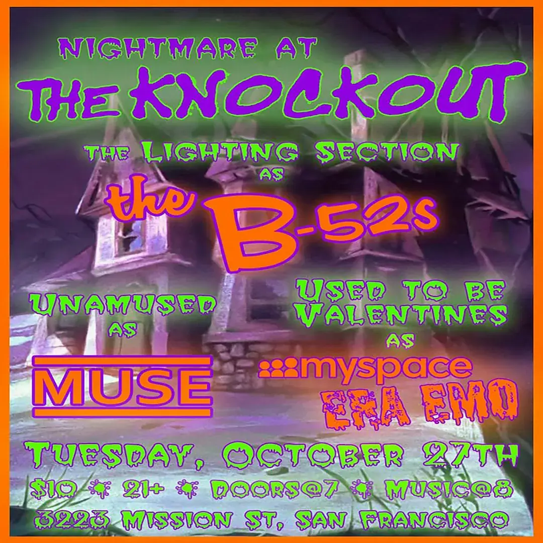 Nightmare at the Knockout: A Special Halloween Rock ’n’ Roll Tribute Fever Dream
