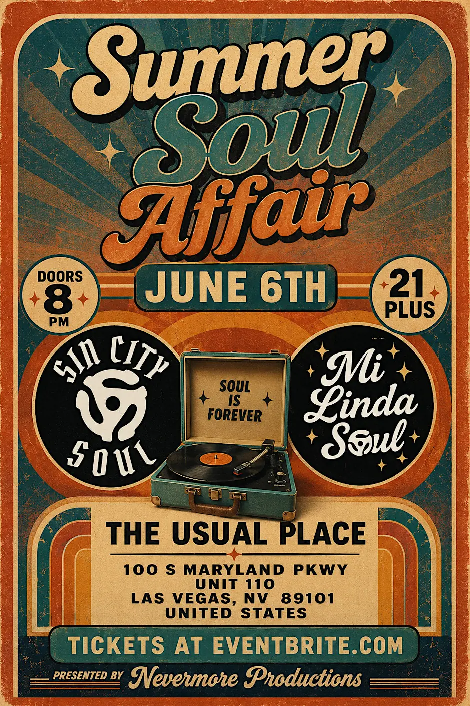 Summer Soul Affair mit Sin City Soul und Mi Linda Soul