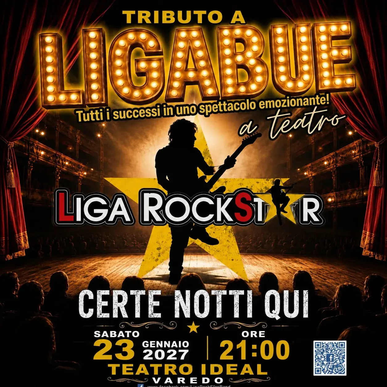CERTE NOTTI QUI - Tributo a LIGABUE - LIGA ROCKSTAR