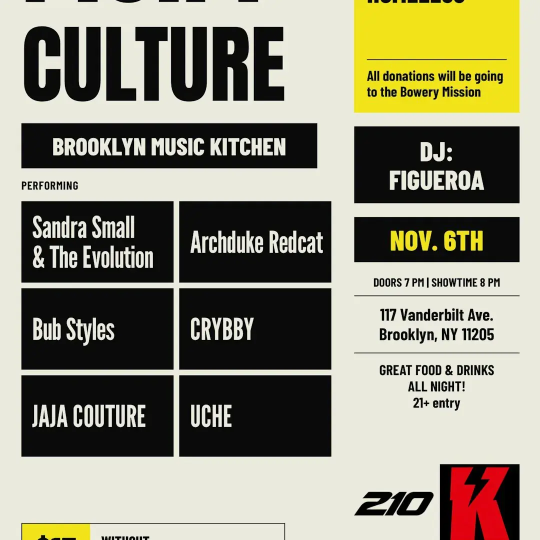 P.O.P. Culture: Live im Brooklyn Music Kitchen + Sockensammelaktion