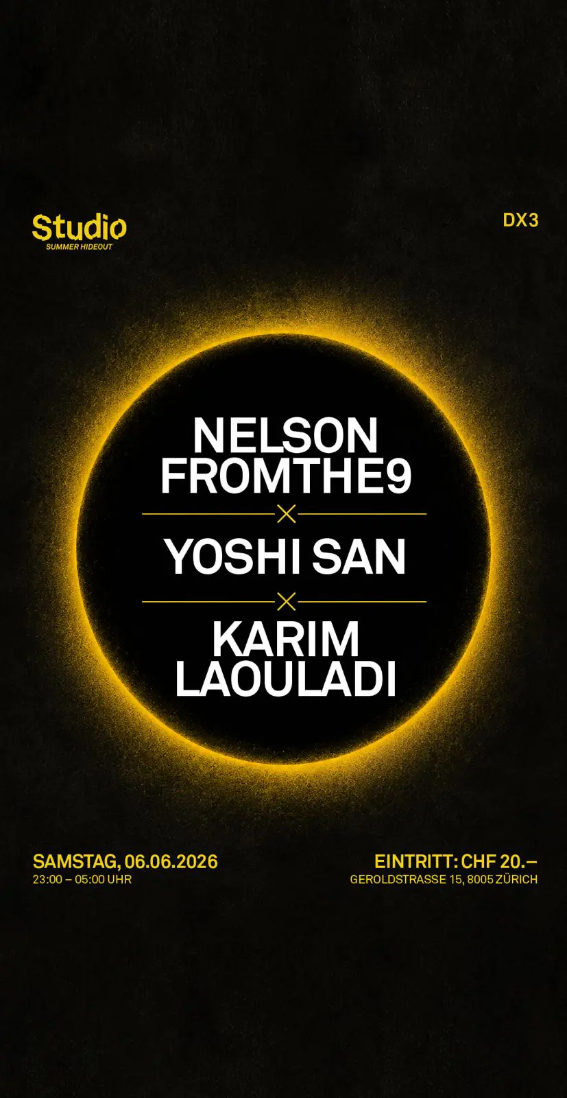 DX3: Nelsonfromthe9 | YOSHI SAN | KARIM LAOULADI
