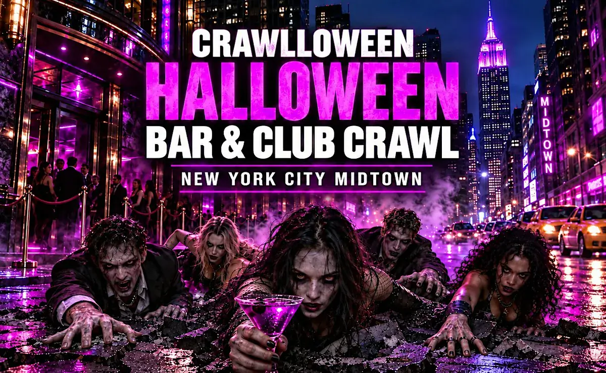 CRAWLLOWEEN NYC Midtown Halloween Bar & Club Crawl