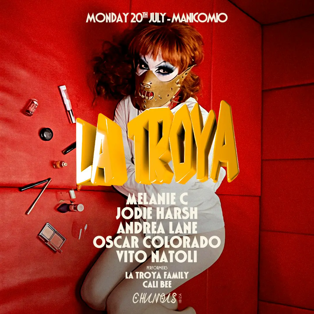 La Troya: Melanie C, Jodie Harsh, Andrea Lane, Oscar Colorado, Vito Natoli