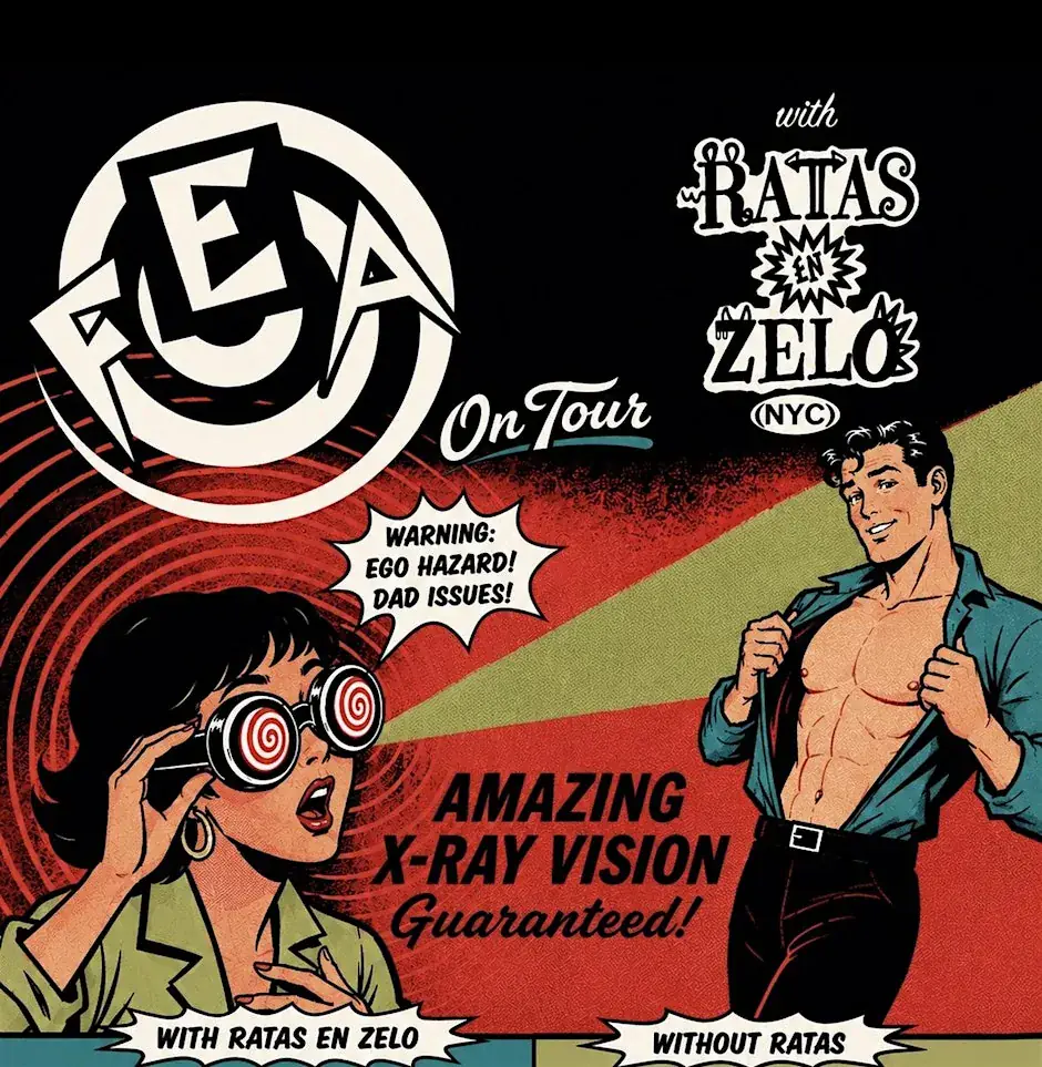 In Fuzz we Trust Presents FEA and Ratas En Zelo 8 / 28 at the Redwood Bar