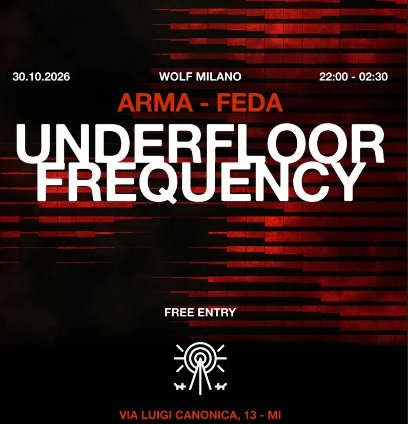 UFF — Feda b2b ARMA at WOLF Milano