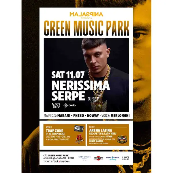 MALASPINA presenta GREEN MUSIC PARK w / NERISSIMA SERPE | Malaspina