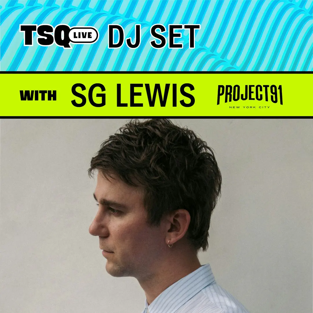 SG Lewis in Times Square