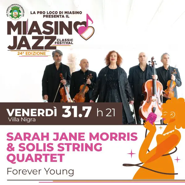 24° Miasino Jazz Festival - Sarah Jane Morris & Solis String Quartet