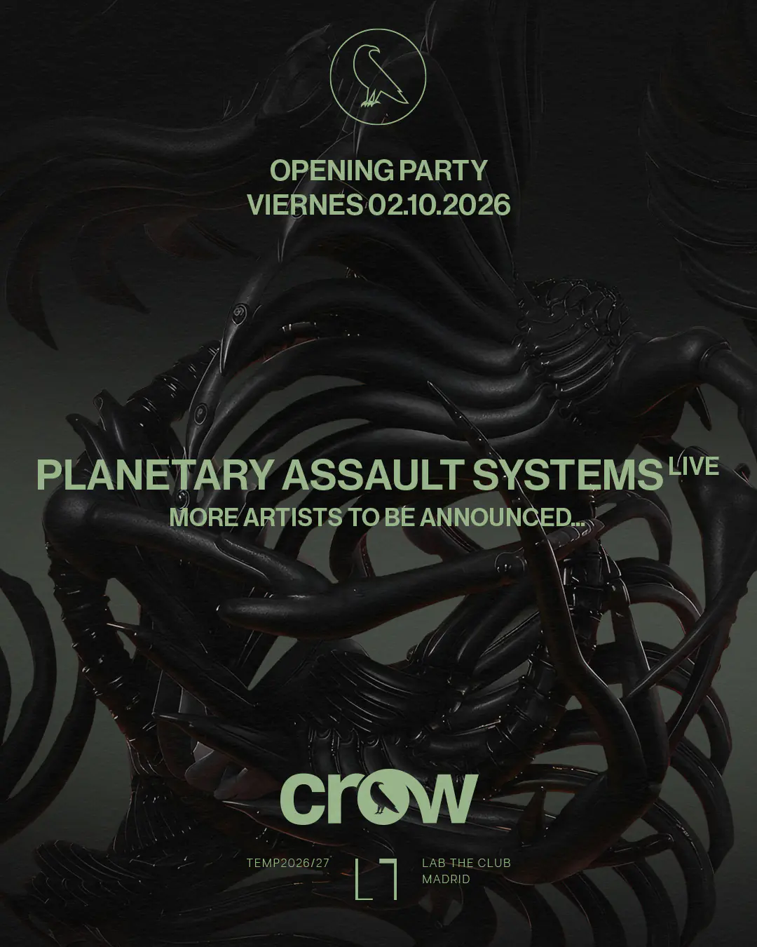 CROW with Planetary Assault Systems live