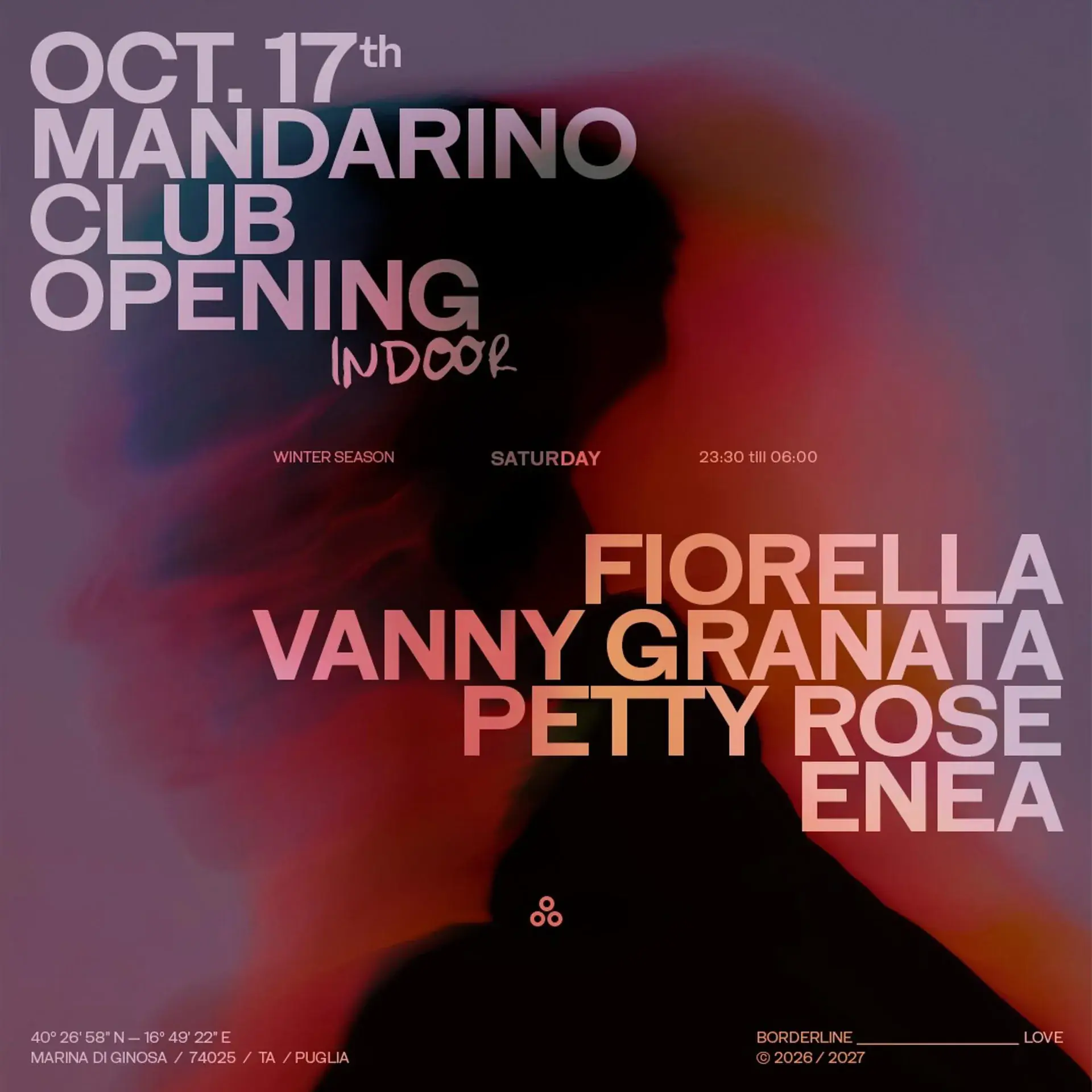 Apertura indoor de Mandarino Club