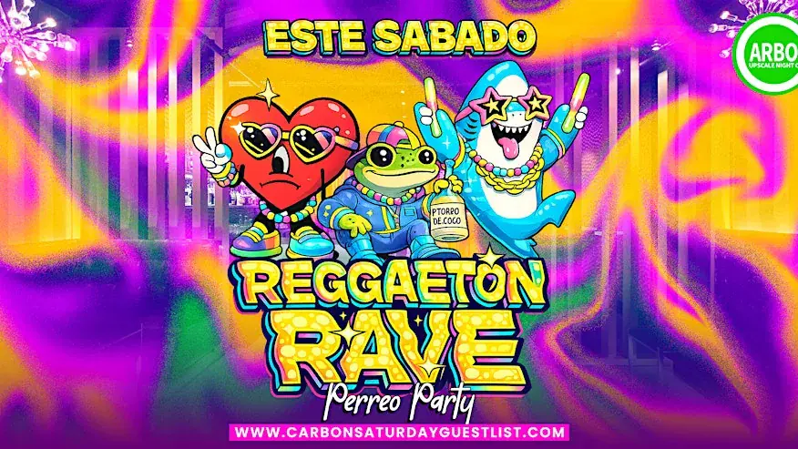 Este Sábado • Reggaeton Rave @ Carbon Lounge SF • FREE ENTRANCE