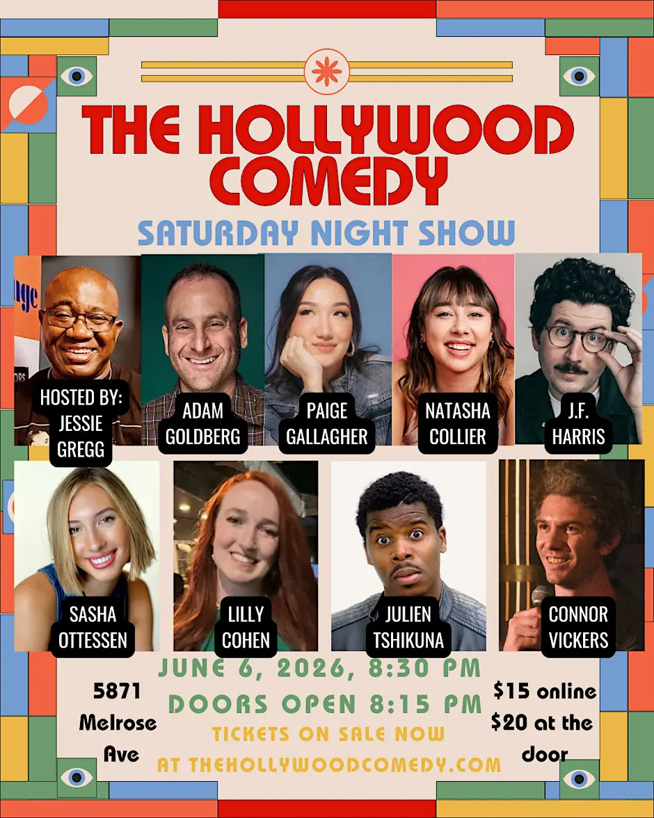 Standup-Comedy-Auftritt am Samstagabend im Hollywood Comedy