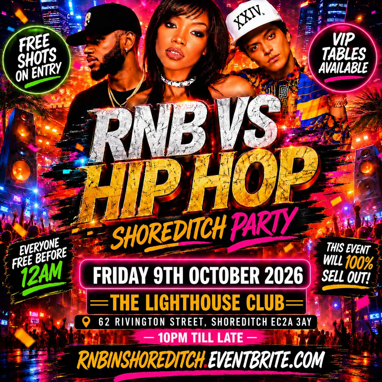 RNB VS Hip Hop - Shoreditch Party