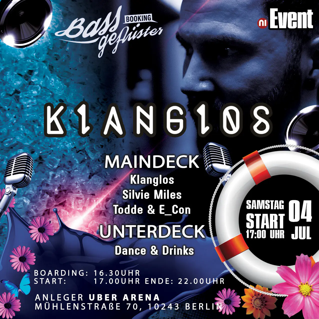 Beats on Board: Klanglos, Sylvie Miles, Todde & E_Con