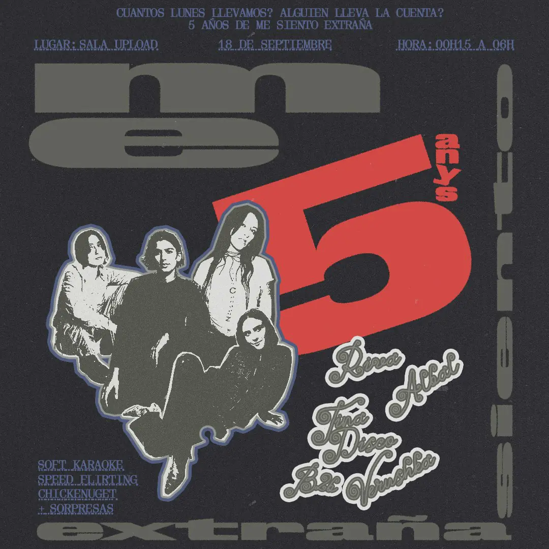 5 ANYS DE ME SIENTO EXTRAÑA