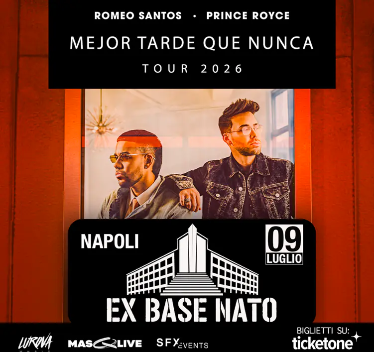 Romeo Santos / Prince Royce - Mejor Tarde Que Nunca Tour 2026