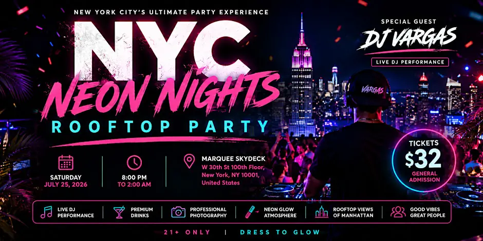 NYC Summer Glow Party 2026