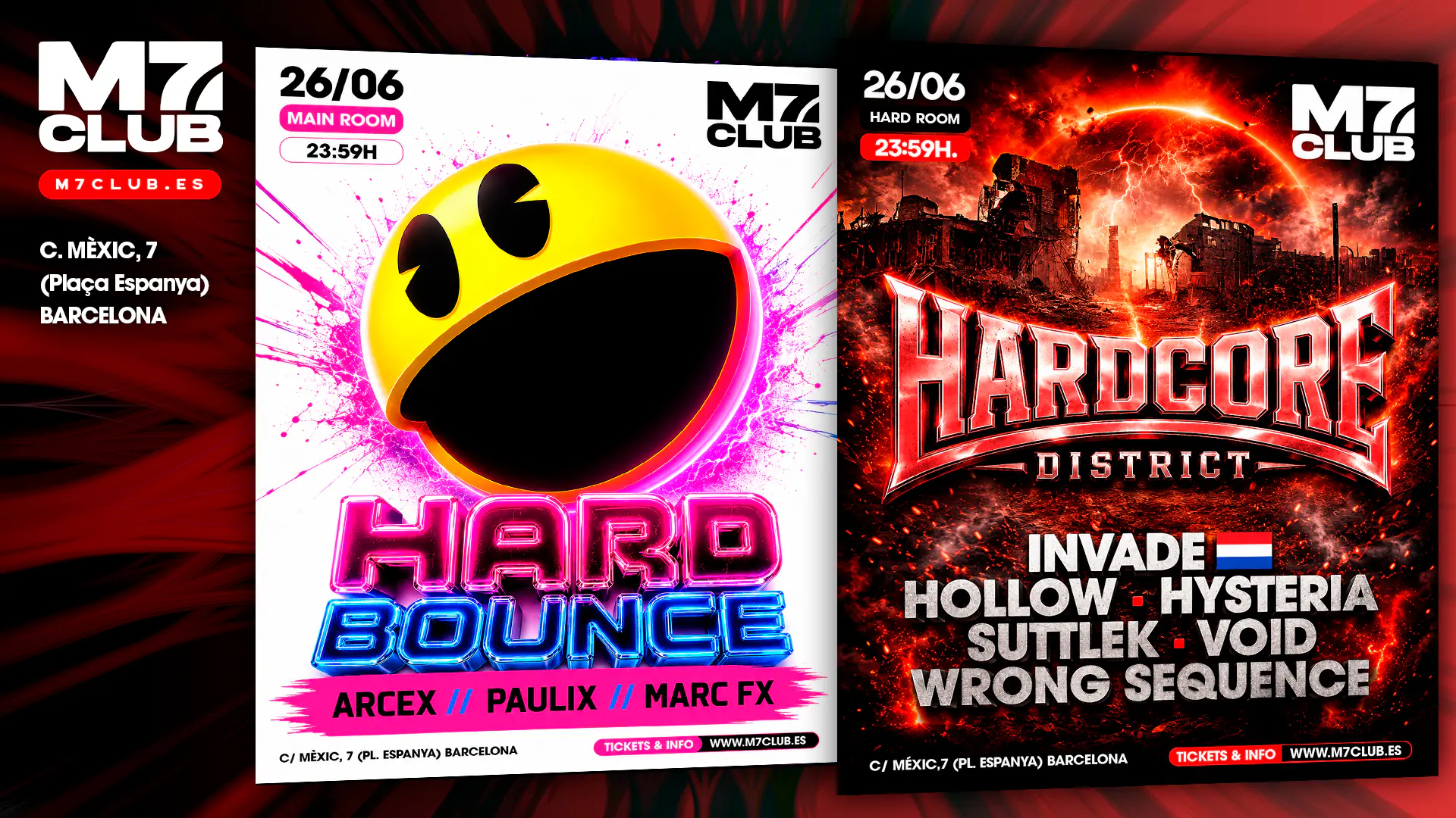 HARDCORE DISTRICT [Invade, Hollow, Hysteria, SuttleK, Void] HARD BOUNCE ArceX Paulix & Marc Fx