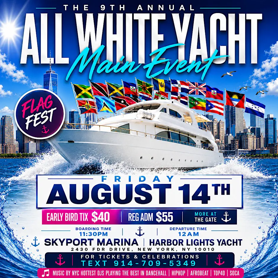 ALL WHITE YACHT EVENT ( REP YOUR FLAG EDITION