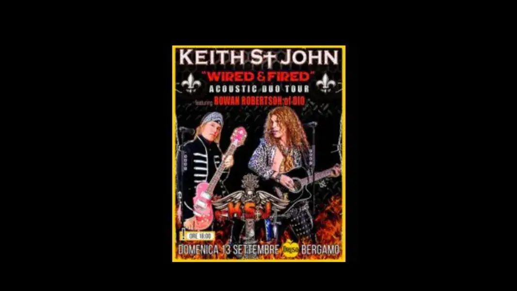 KEITH ST. JOHN WIRED AND FIRED