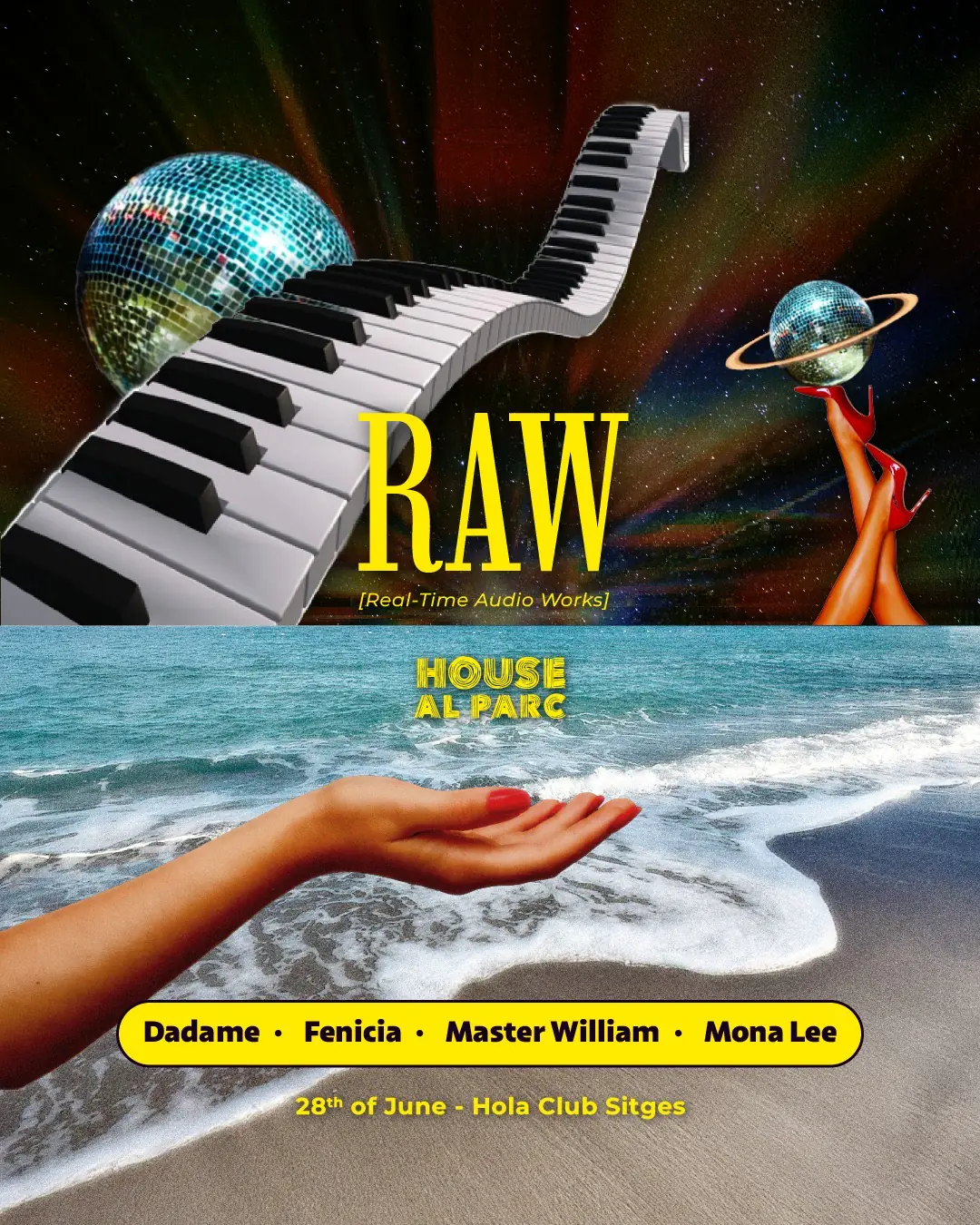 FREE RAW x HOLA CLUB OPEN AIR BEACH PARTY