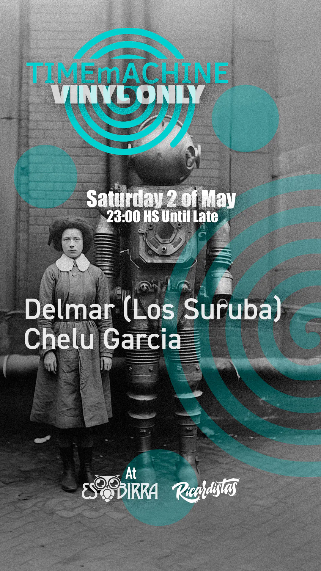 TIMEMACHINE - Delmar (Los Suruba) & Chelu Garcia