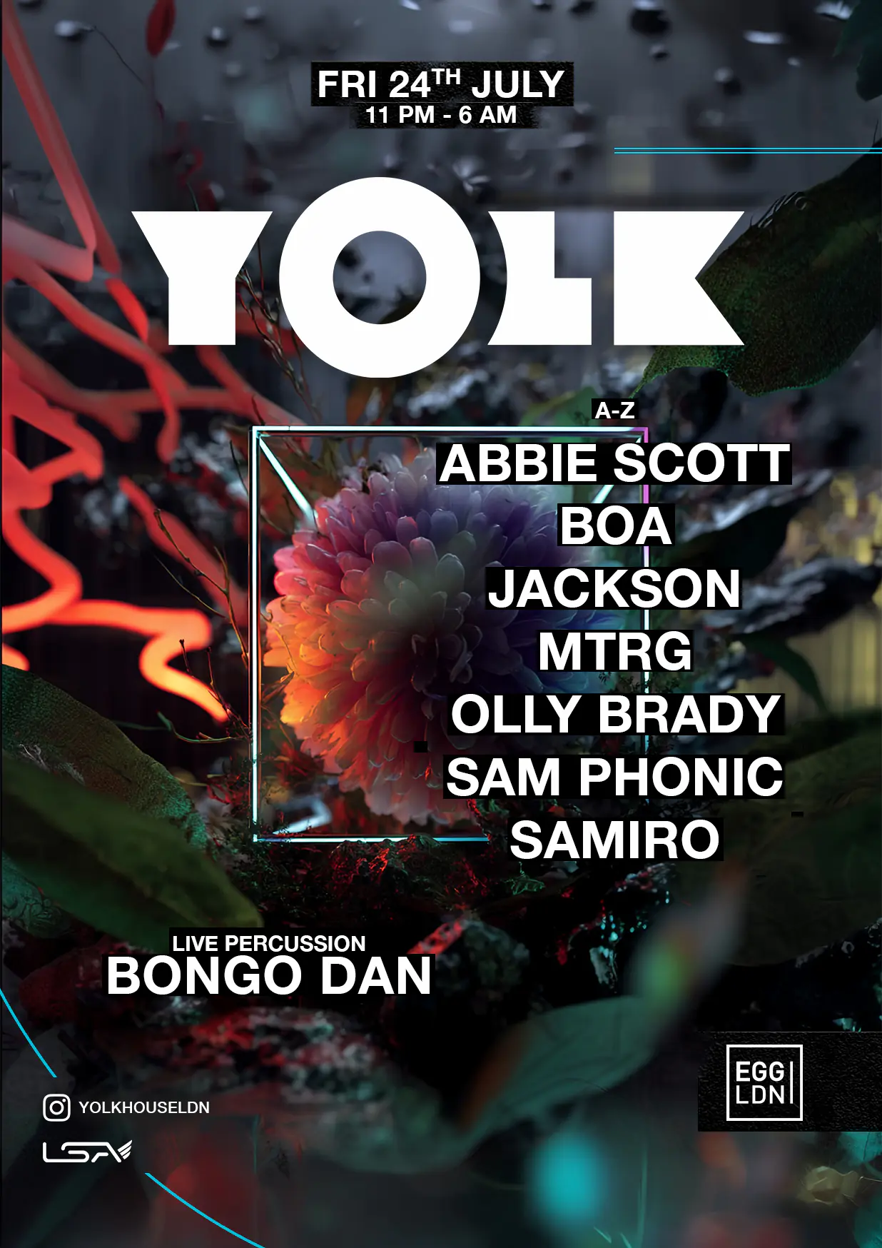 YOLK: House & Tech-House Nights at EGG LDN