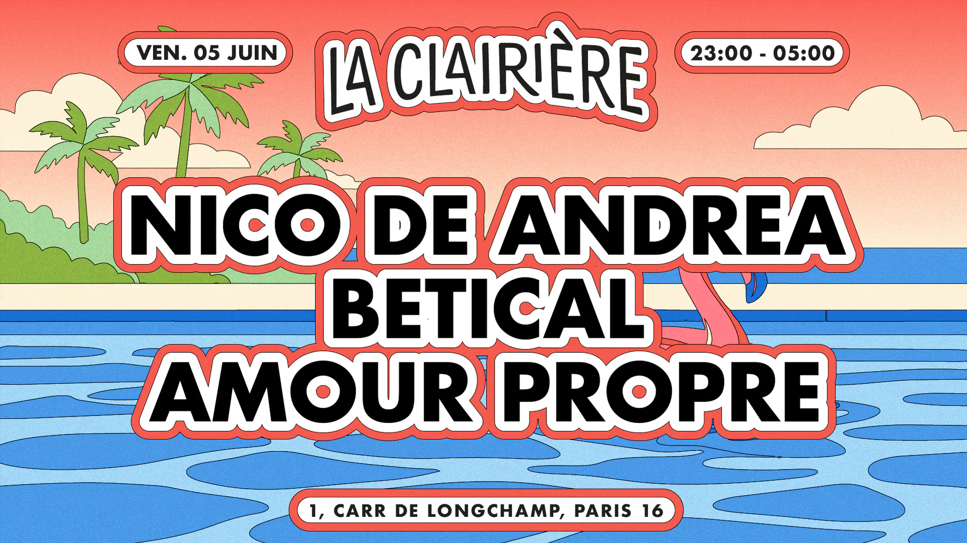 La Clairière: NICO DE ANDREA, Betical, Amour Propre
