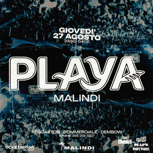 Thursday - Playa Malindi | Malindi Beach Club