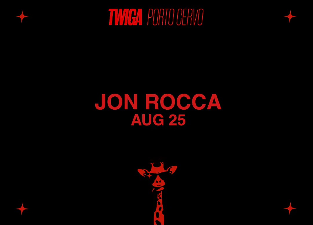 JON ROCCA at TWIGA Porto Cervo