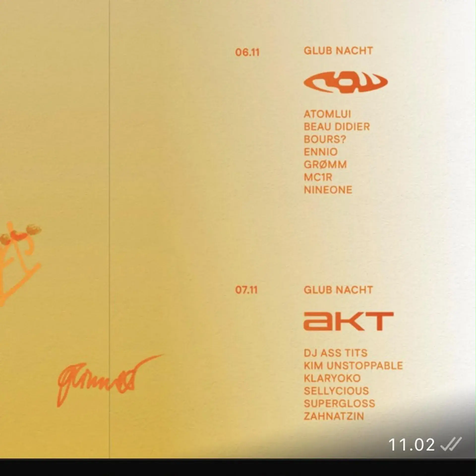glimmer glubnacht pres. AKT w / Supergloss