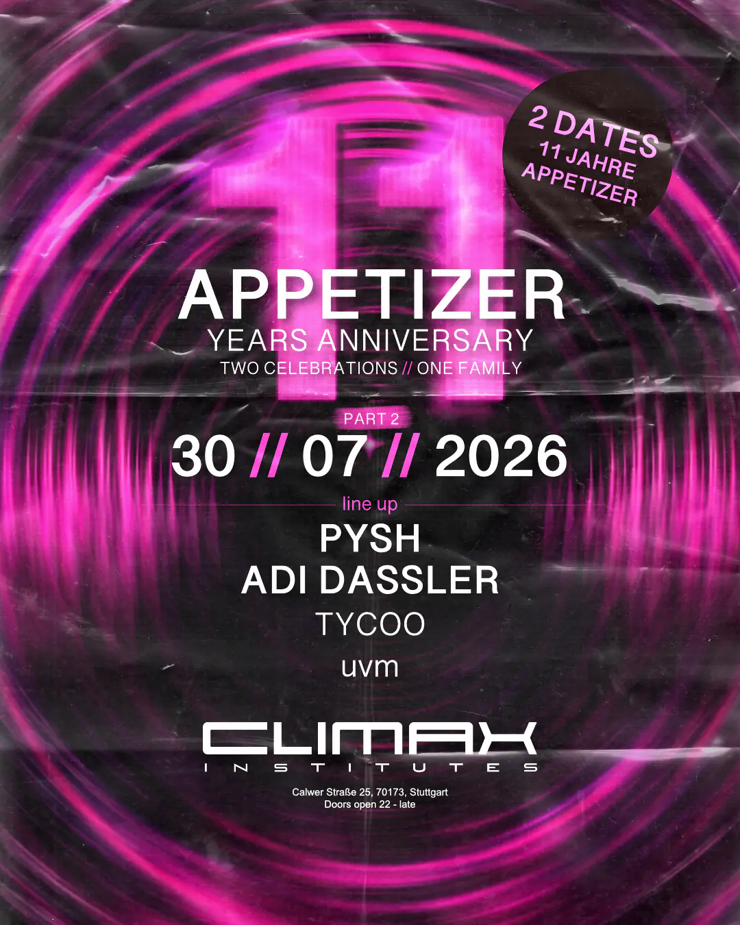 APPETIZER - 11 YEARS ANNIVERSARY (PART2)