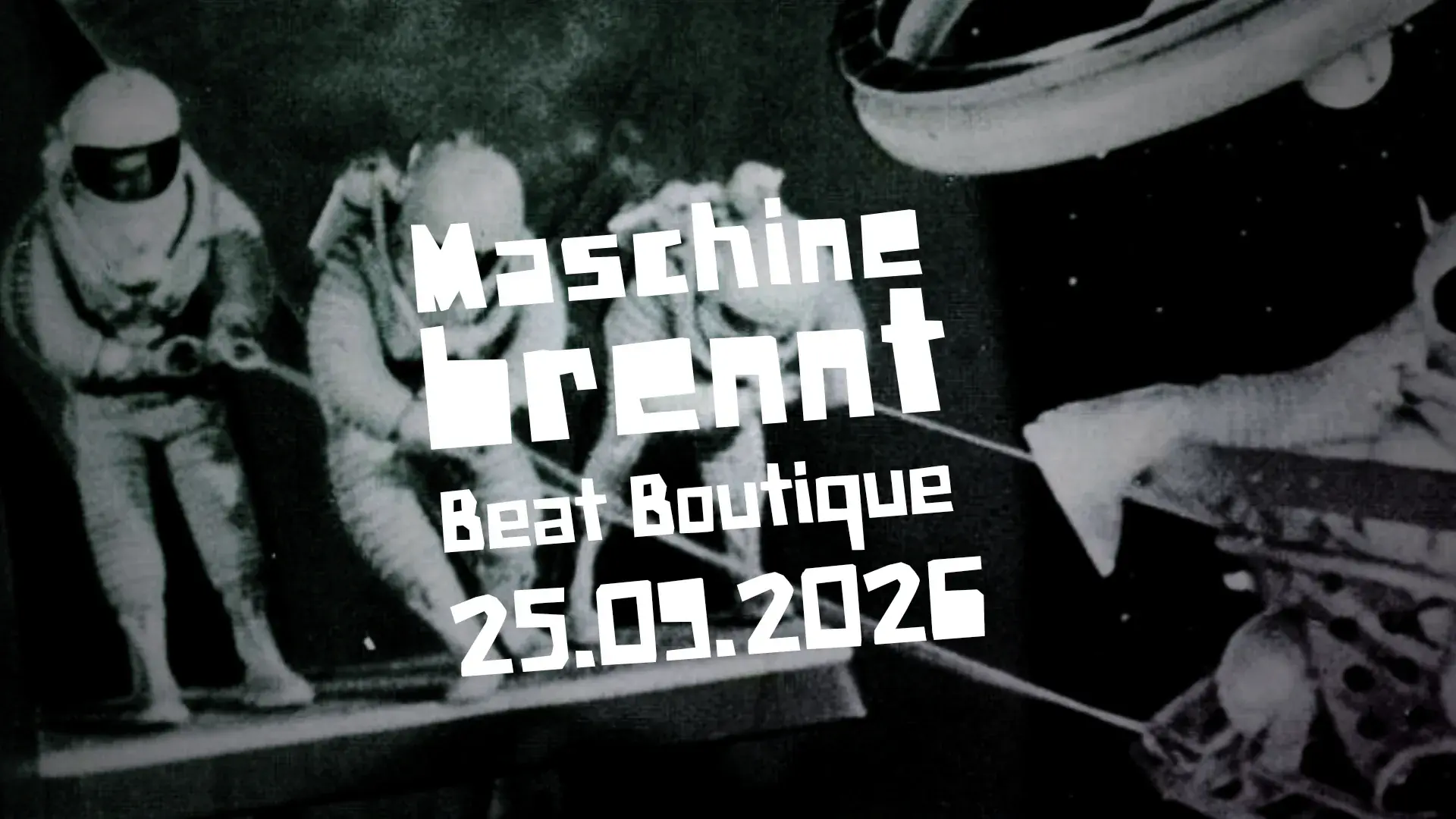 Maschine brennt