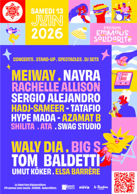 Festival Emmaüs Solidarité #4: NAYRA · Rachelle Allison · Tatafio · Hype Mada