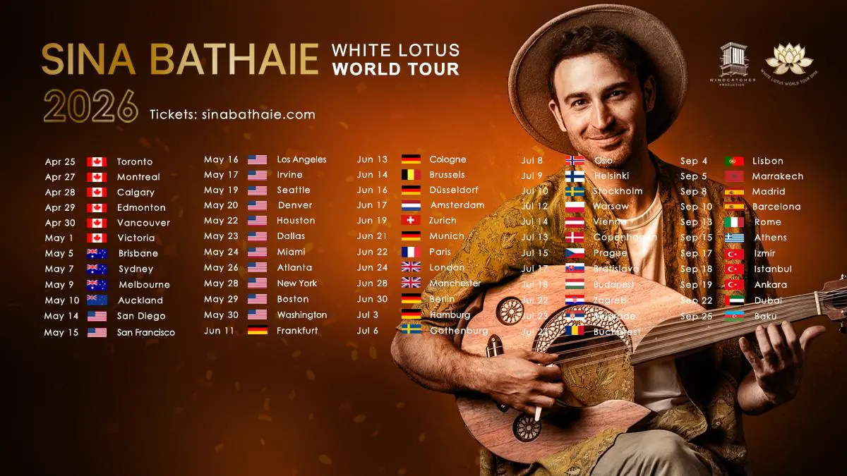 Sina Bathaie White Lotus World Tour - Live in London