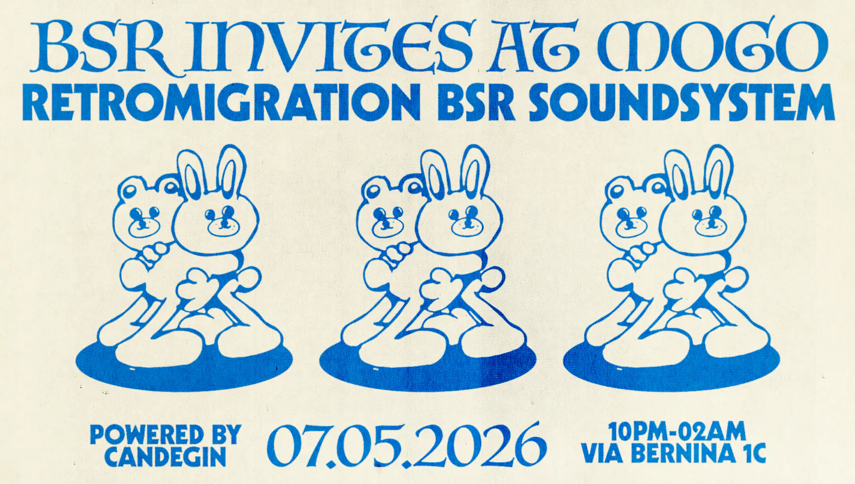 BSR Invites with Retromigration + BSR SoundSystem with CandeGIN