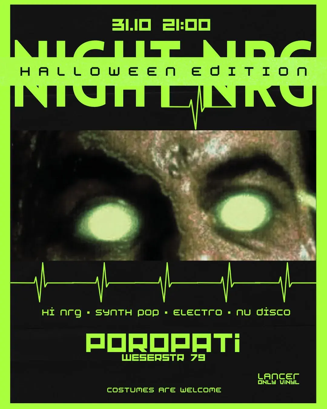Night NRG Halloween Edition (Hi-NRG, Synth Pop, Electro, Nu Disco)