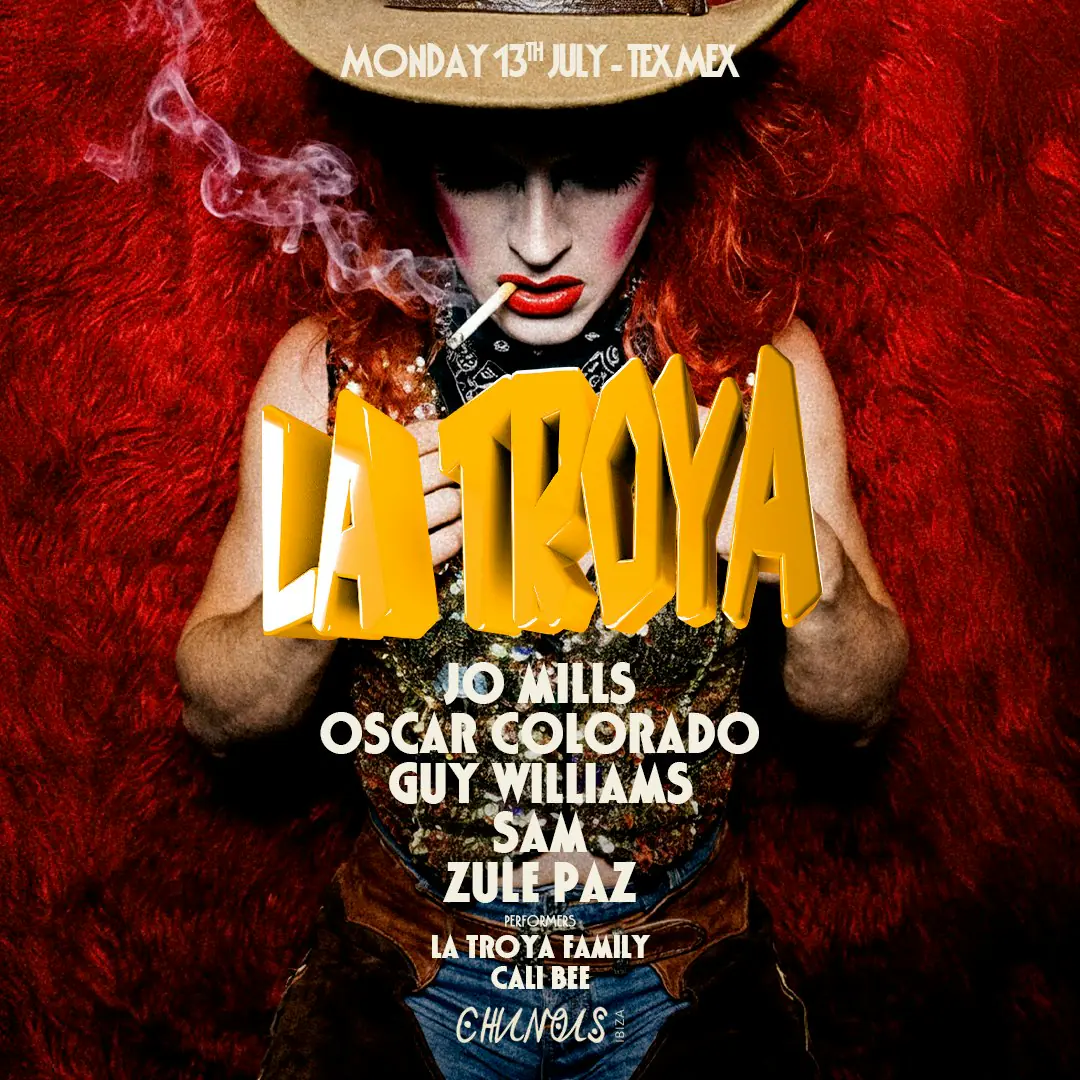 La Troya: Jo Mills, Oscar Colorado, Guy Williams, Sam, Zule Paz