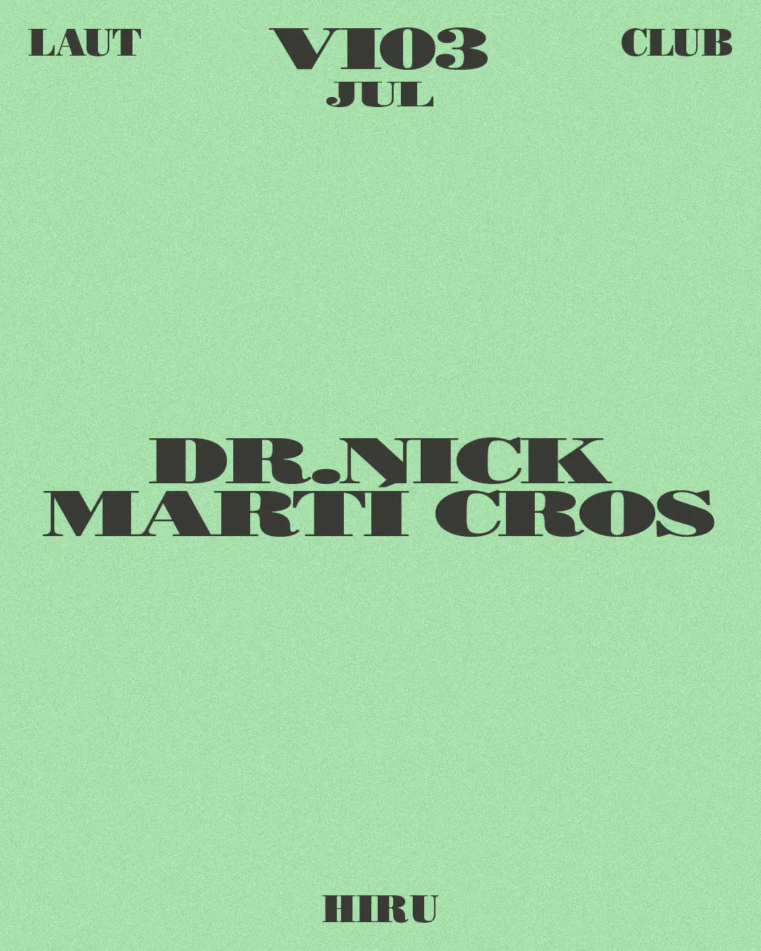 Dr. Nick + Martí Cros