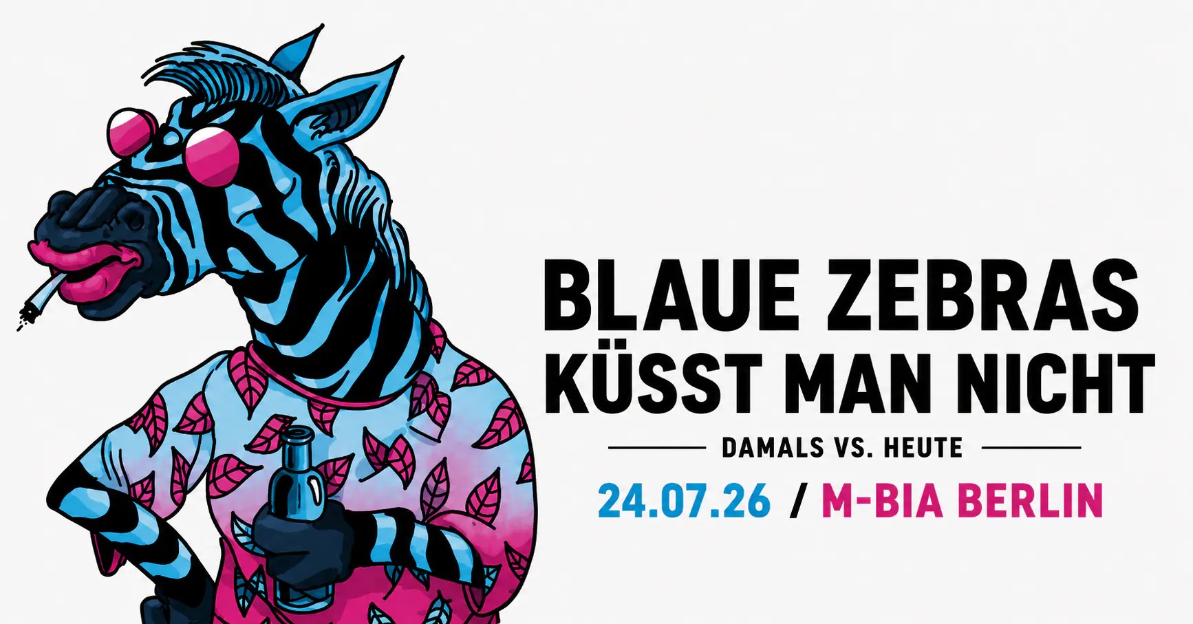 Blaue Zebras küsst man nicht