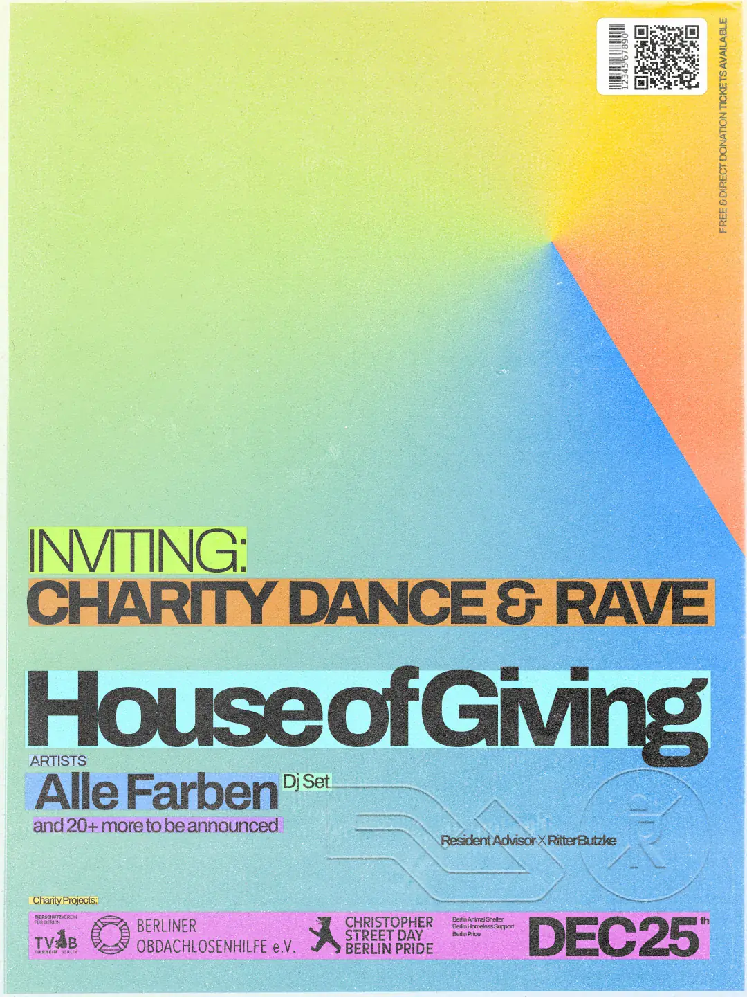 House of GIVING #2 - Charity & Donation Dance Night Event