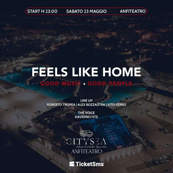 SE SIENTE COMO EN CASA – SÁBADO 23 DE MAYO – ANFITEATRO CITYSEA