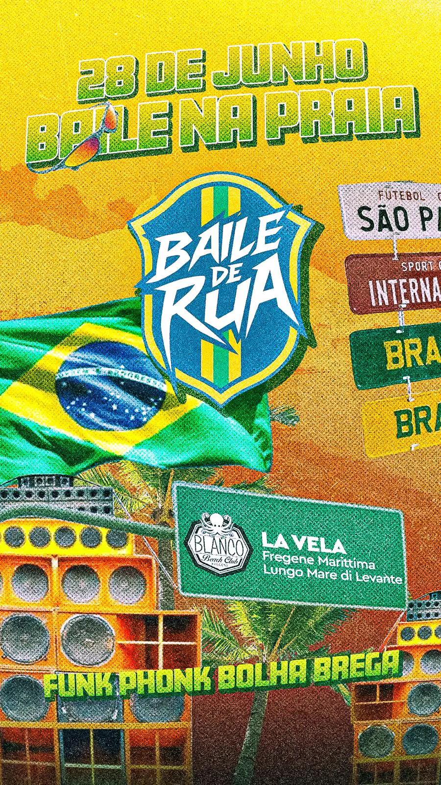 BAILE DE RUA at Blanco Beach Club Fregene