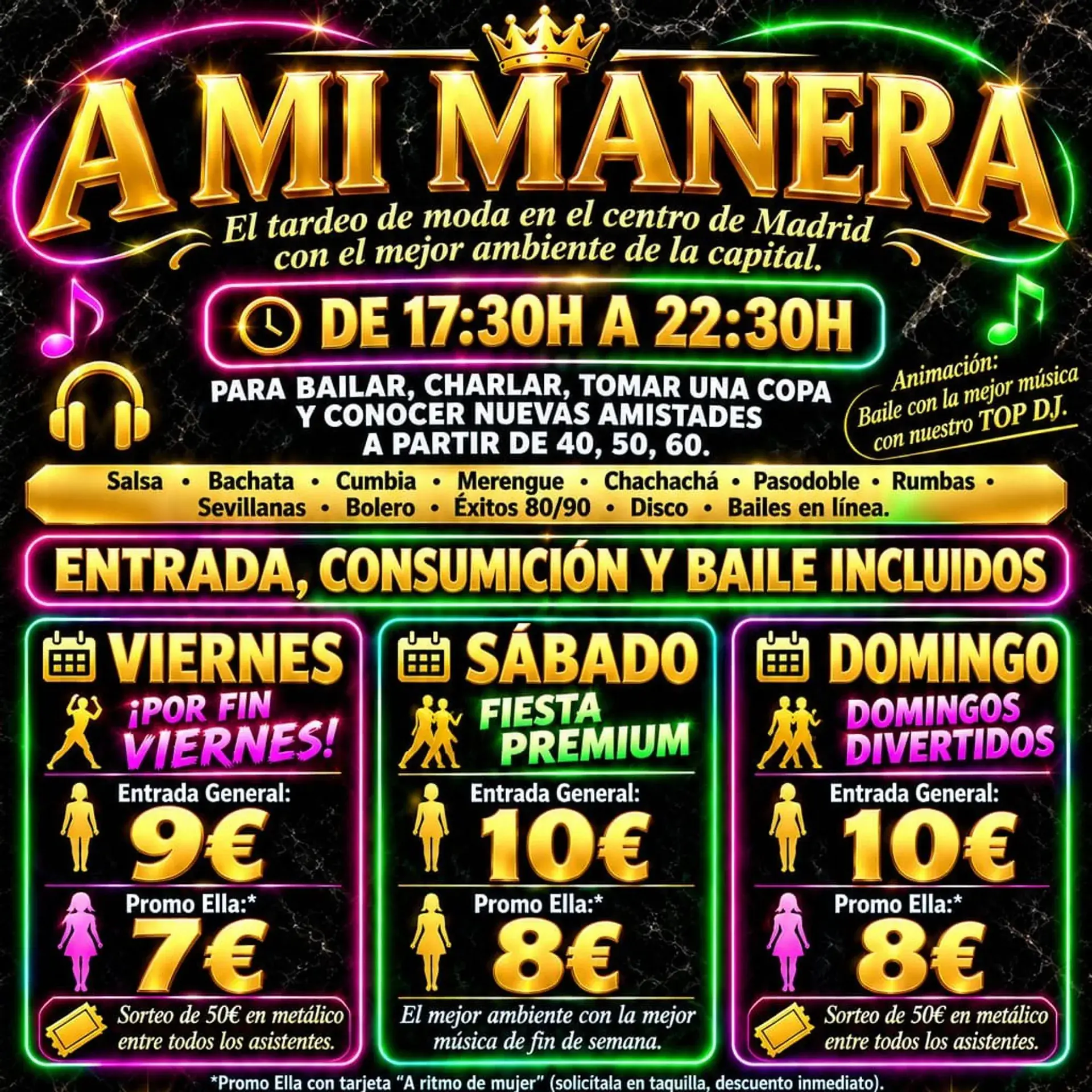 A MI MANERA TARDEO