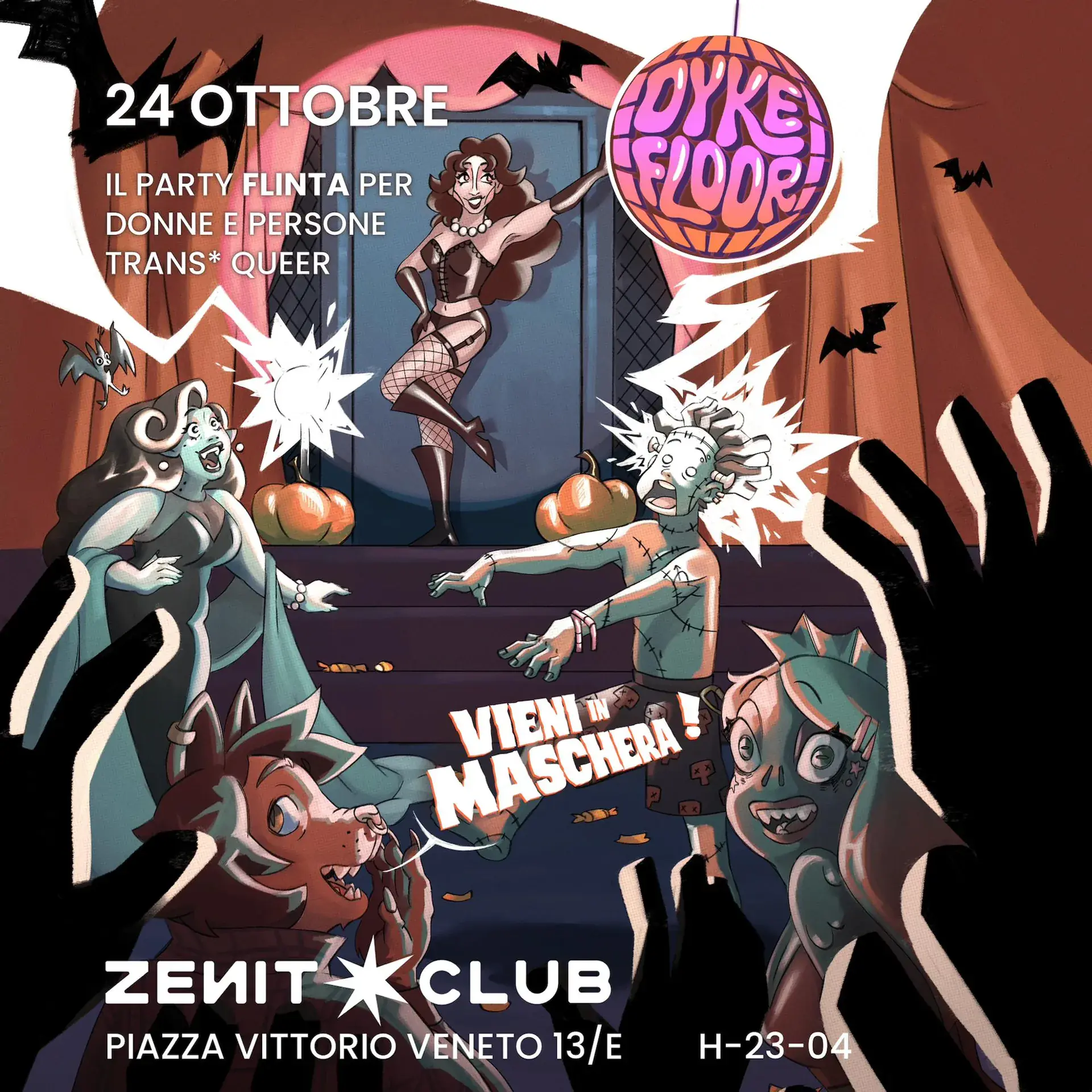 DYKEFLOOR - HALLOWEEN PARTY