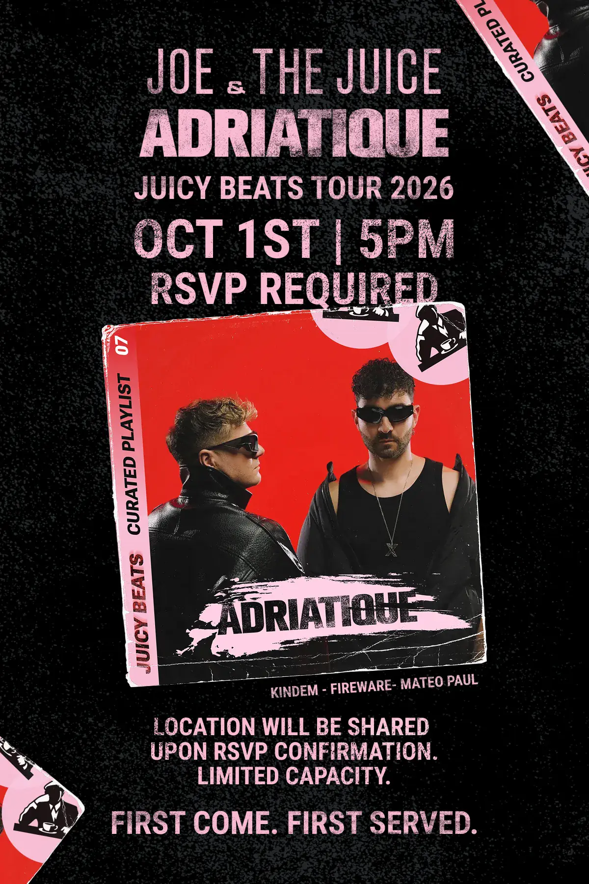 Juicy Beats Tour – Adriatique