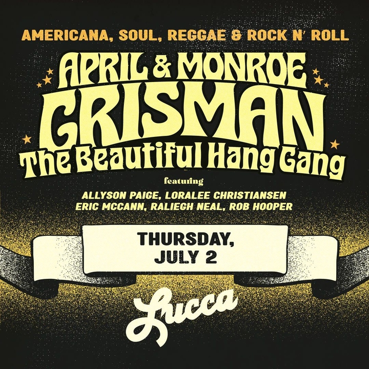 April & Monroe Grisman - The Beautiful Hang Gang at Lucca's Beer Garden Benicia, CA
